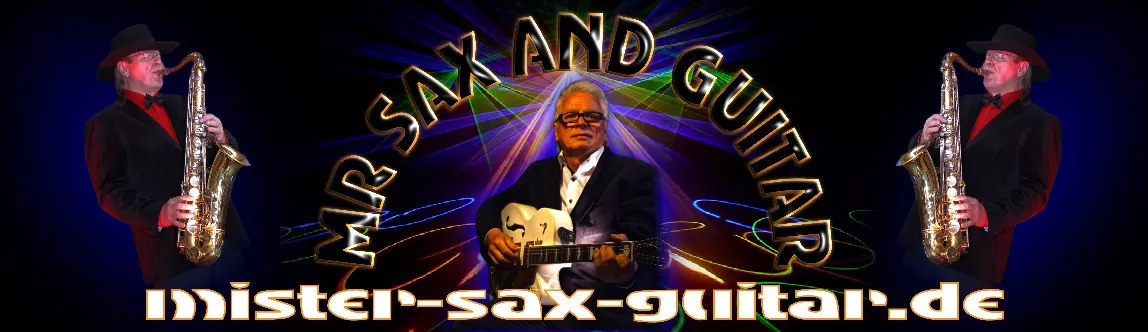 mr. sax and guitar